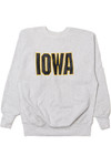 Vintage "Iowa" Spellout University Of Iowa Sweatshirt
