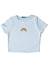 Embroidered Rainbow Baby Tee