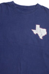 Vintage Texas Flag And State Outline Long Sleeve T-Shirt