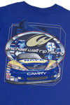 Michael Waltrip #55 NASCAR Racing Front/Back Print T-Shirt