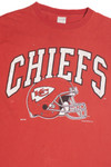 Vintage 1993 Kansas City Chiefs Football Helmet T-Shirt