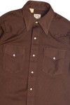 Vintage Lee Pearl Snap Polyester Button Up Shirt