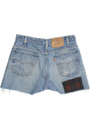 Vintage Levi's 505 Orange Tab Velvet Patch Levi's Cut Off Shorts
