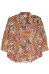 Whistles Silk Button Up Shirt