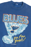 Vintage 1991 St. Louis Blues NHL "Go For Goals" Sweatshirt