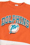 Vintage 1990 Miami Dolphins NFL Logo 7 Sweatshirt