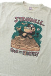 Vintage  J'Travaille pour des Pinottes T-Shirt (1990s)