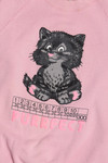 Vintage "Purrfect" Cat Perfect Bowling Score Jerzees Sweatshirt