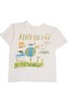 Vintage "Earth Day 1990" "Plant Trees" Illustration T-Shirt