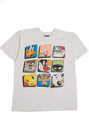 Vintage Looney Tunes Characters Garment Graphics T-Shirt