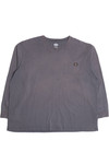 Distressed Dickies Pocket Long Sleeve T-Shirt