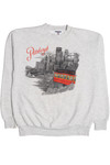 Vintage "Pittsburgh" Illustrated City Skyline Sweatshirt