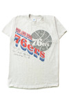 Vintage Philadelphia 76ers Team Signatures T-Shirt (1990s)