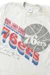 Vintage Philadelphia 76ers Team Signatures T-Shirt (1990s)