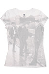 Recycled The Beatles Faded Print T-Shirt