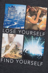 "Lose Yourself Find Yourself" Indie Sleaze Cap Sleeve T-Shirt