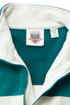 Vintage Color Block Claybrooke Zip Up Sweatshirt (1990s)
