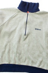 Vintage Wilson Half Zip Pullover Sweatshirt (1990s)