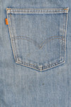 Vintage Levi's 1970's Orange Tab Distressed Denim Jeans