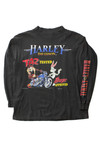 Vintage Looney Tunes Long Sleeve Harley Davidson T-Shirt (1993)