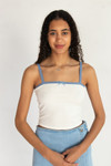 Contrast Bow Detail Cami