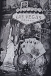 Las Vegas Nevada Y2K Collage-Style T-Shirt