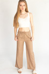 Linen Drawstring Pants