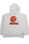 Vintage Cleveland Browns NFL Embroidered Hoodie Sweatshirt