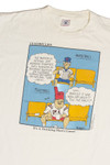 Vintage Tom Burton Thinking Man's Game Comic T-Shirt (1993)
