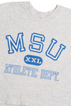 Vintage "MSU Athletic Dept." Gear for Sports Crop Top T-Shirt