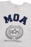 Vintage "MOA" Mall Of America "University Of Shopping" Cropped Sweatshirt