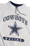 Vintage 1994 Dallas Cowboys NFL Mock Neck Nutmeg Mills Sweatshirt