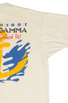 Vintage Delta Gamma Anchor Splash 1990 T-Shirt