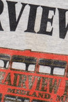 Vintage "Fairview Inn Midland, Michigan" Double Decker Bus Sweatshirt