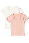 Pointelle Lace Bow Tee