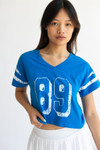 Football Jersey Crop T-Shirt