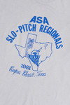 Vintage 1981 Texas Slo-Pitch Regionals Russell Athletic T-Shirt