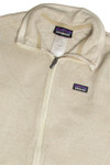 Patagonia Beige Quarter Zip Pullover