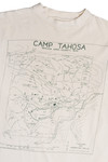 Vintage "Camp Tahosa" Denver Boy Scouts of America Topography Map T-Shirt