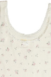 Ditsy Floral Tank W/ Bow