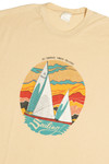 Vintage "Sailing!" St. Thomas Virgin Islands Sailboat Single Stitch T-Shirt