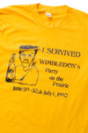 VintageI Survived Wimbledon's Single Stitch T-Shirt (1990)