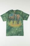 Grazing Horses Tie Dye Tee