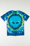 Blue Alien Tie Dye Tee