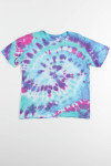 Blue & Purple Tie Dye Tee