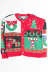 Multicolor Ugly Christmas Cardigan 50355