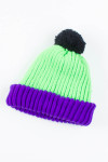 Neon Pompom Hat