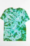 Green & Blue Tie Dye Tee