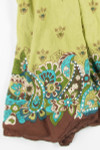 Green Sequin Hippie Skirt