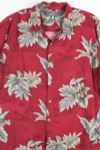 Red Leaves Vintage Hawaiian